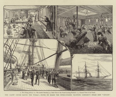 The Yacht Cruise Round the World, Notes on Board the Inter-Oceanic Yachting Company